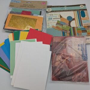 Scrapbooking Supply Lot K&Company Marcella Paper Pad Crafters Square Cardstock